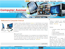 Tablet Screenshot of computeravenue.in